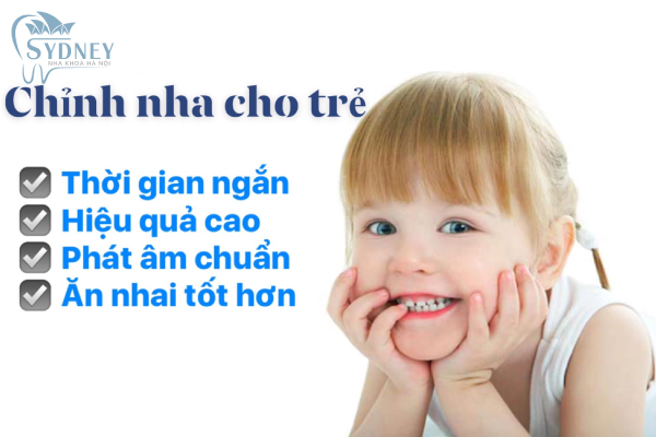 Nên niềng răng cho trẻ từ khi còn nhỏ